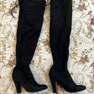 Elegant Black Women's Knee-High Boots